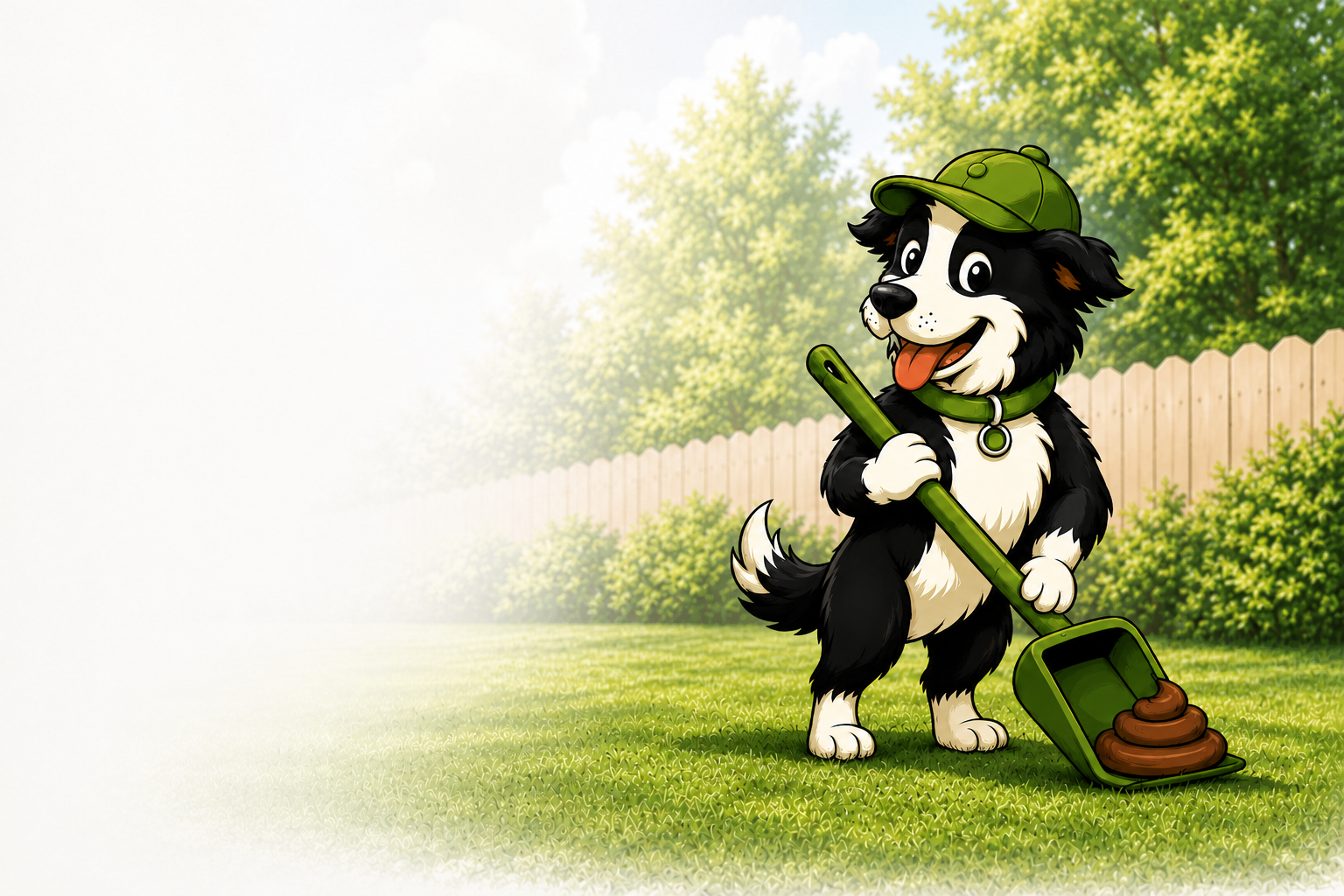 The Poop Scoop mascot